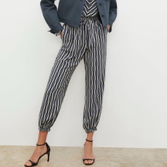 New MM LAFLUER Amelia silk joggers - Picture 1 of 9